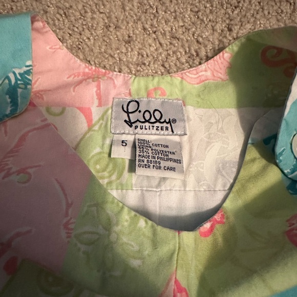 Kids vintage patch Lilly Romper - Picture 2 of 2